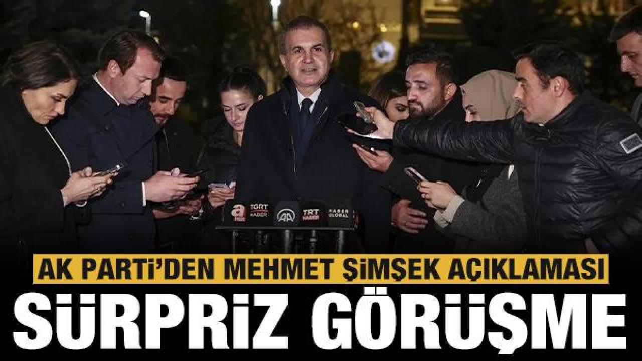 AK Parti'den Mehmet Şimşek açıklaması!
