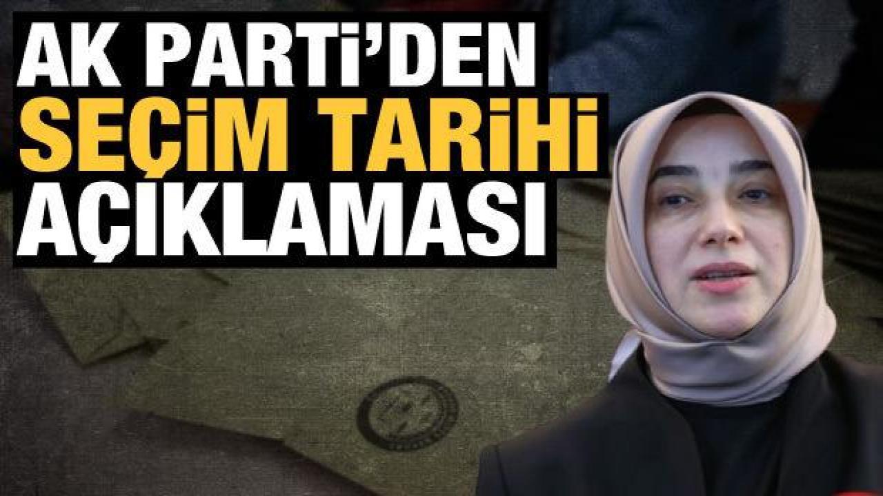 AK Parti'den seçim tarihi açıklaması: Öne gelirse 1-2 hafta gelebilir