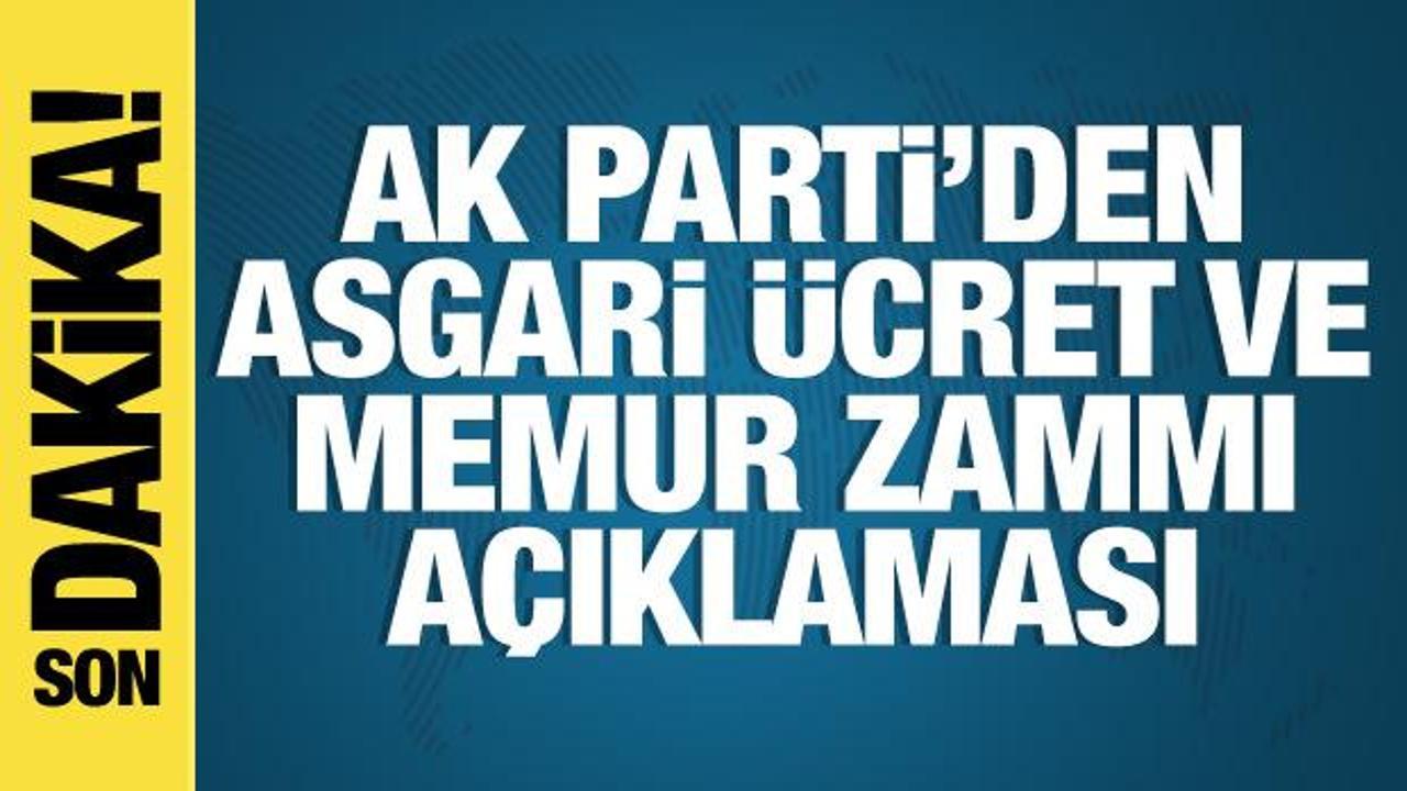 AK Partili Akbaşoğlu'ndan asgari ücret ve memur zammı açıklaması