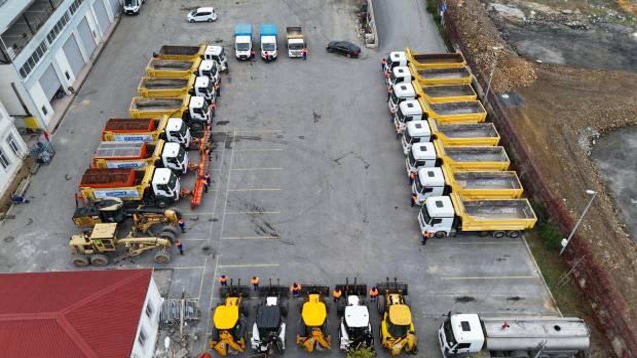 AK Partili belediyeler İstanbul'da kar yağışına hazır