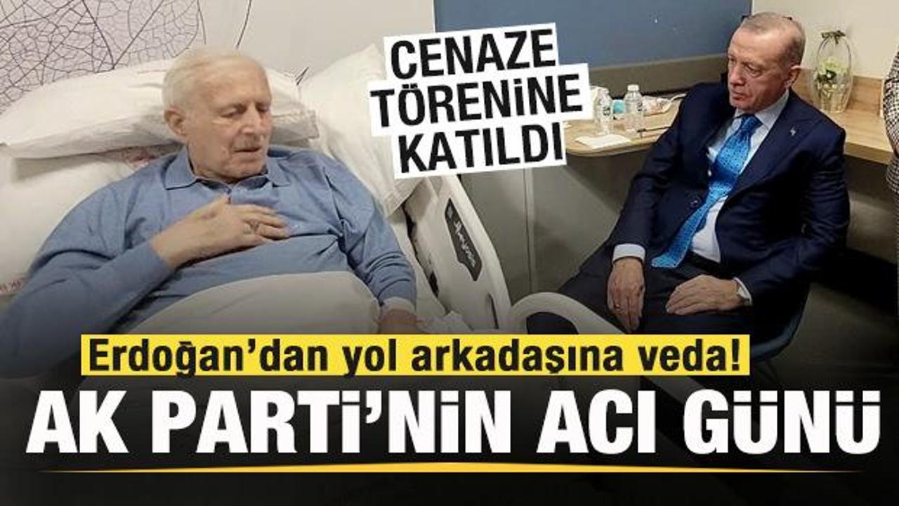AK Parti'nin acı günü! Başkan Erdoğan, Burhan Abiş'in cenazesine katıldı