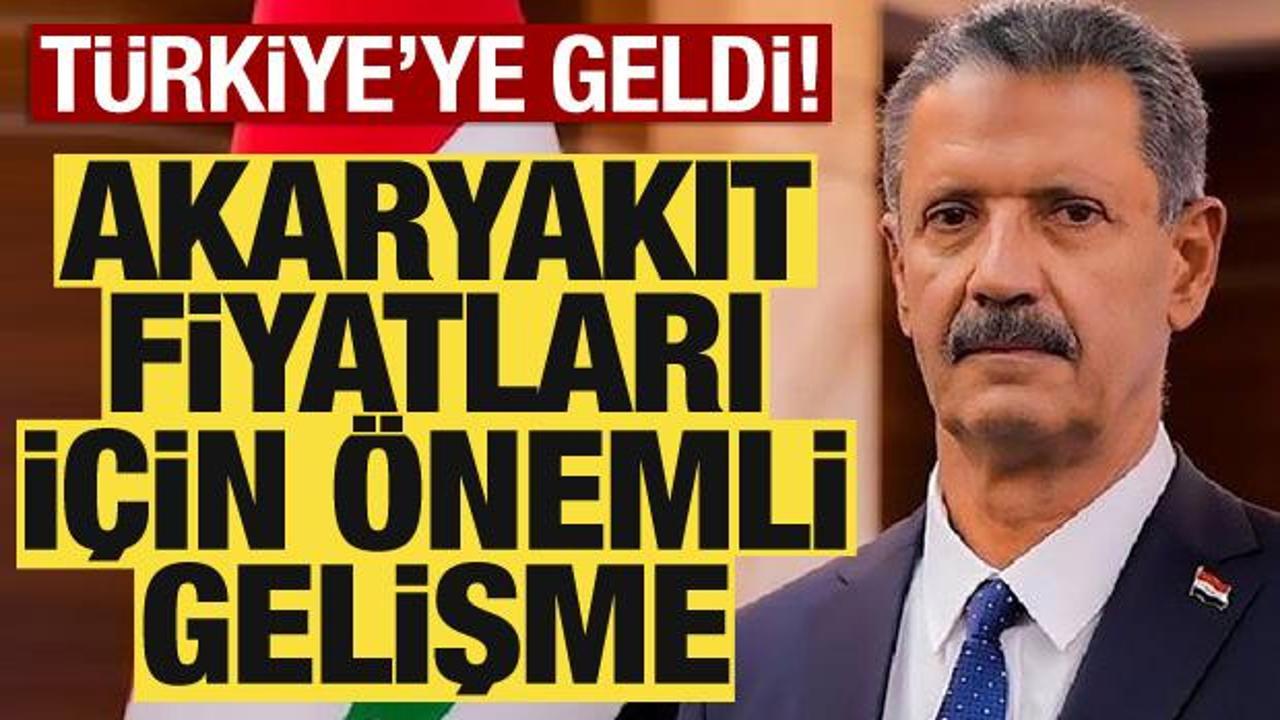 Akaryakıt fiyatları için önemli gelişme: Türkiye'ye geldi
