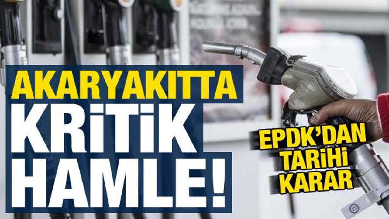 Akaryakıtta kritik hamle, EPDK harekete geçildi...