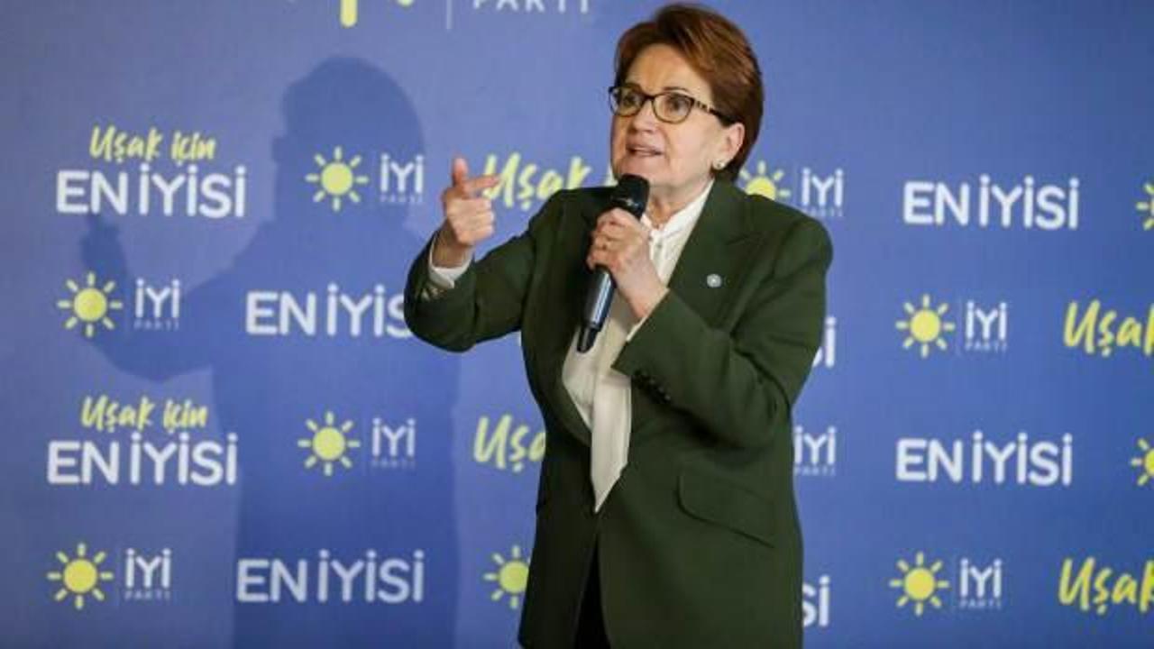 Akşener: Diyorlar ki Erdoğan'a oy istiyor...