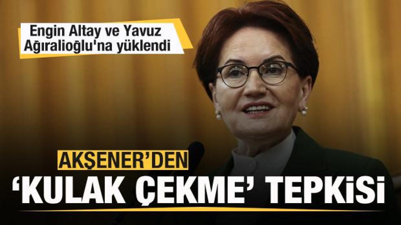 Akşener'den Engin Altay ve Yavuz Ağıralioğlu'na tepki! Keşke yapmasaydı