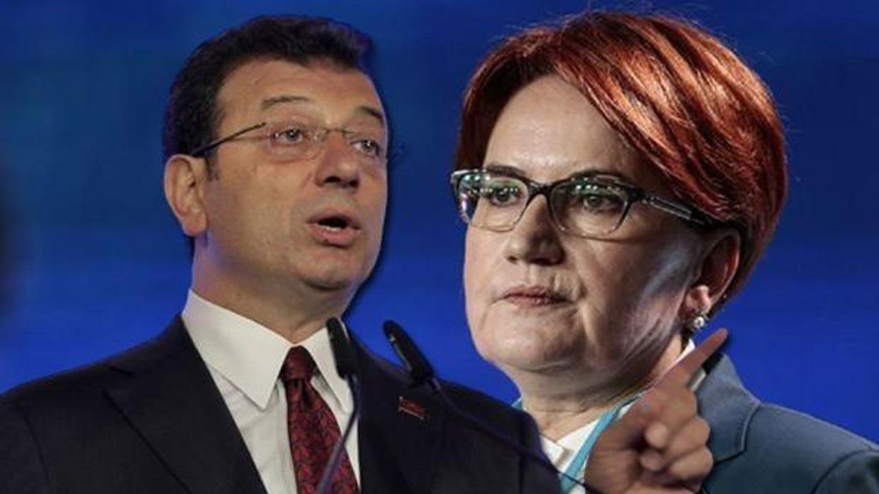 Akşener'in 'Gözü başka mevkilerde' sözlerine İmamoğlu'ndan cevap!