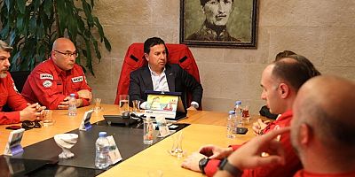 AKUT BODRUM'DAN BAŞKAN ARAS'A ZİYARET