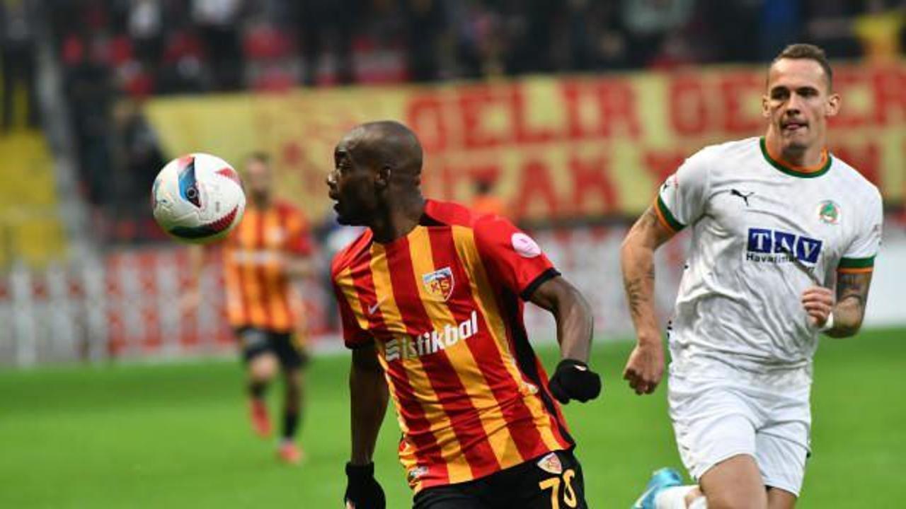 Alanyaspor - Kayserispor | Karşılaşmanın ilk 11'leri