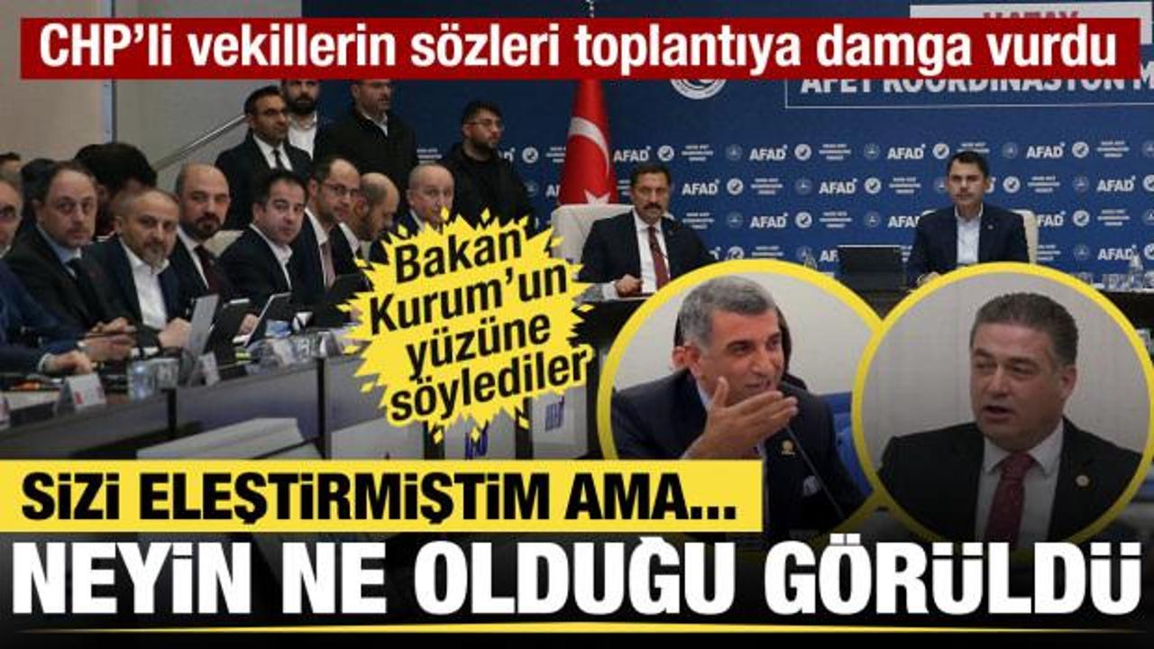 Algı operasyonu Hatay'da çöktü! CHP'li vekillerden Bakan Kurum'a: Başarı hikayesi gördük