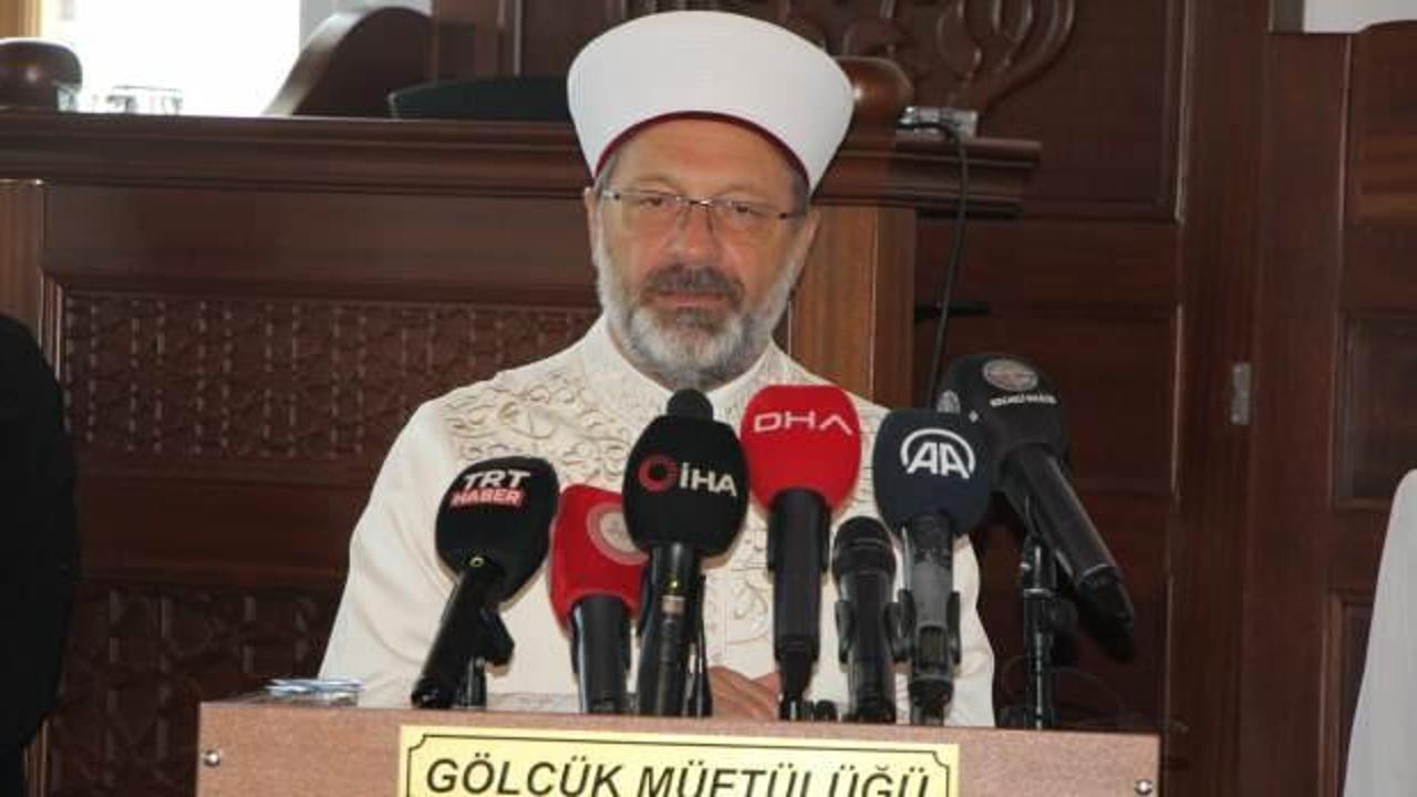 Ali Erbaş: Kur'an dersi için öğrencilerimizi yönlendirmemiz lazım