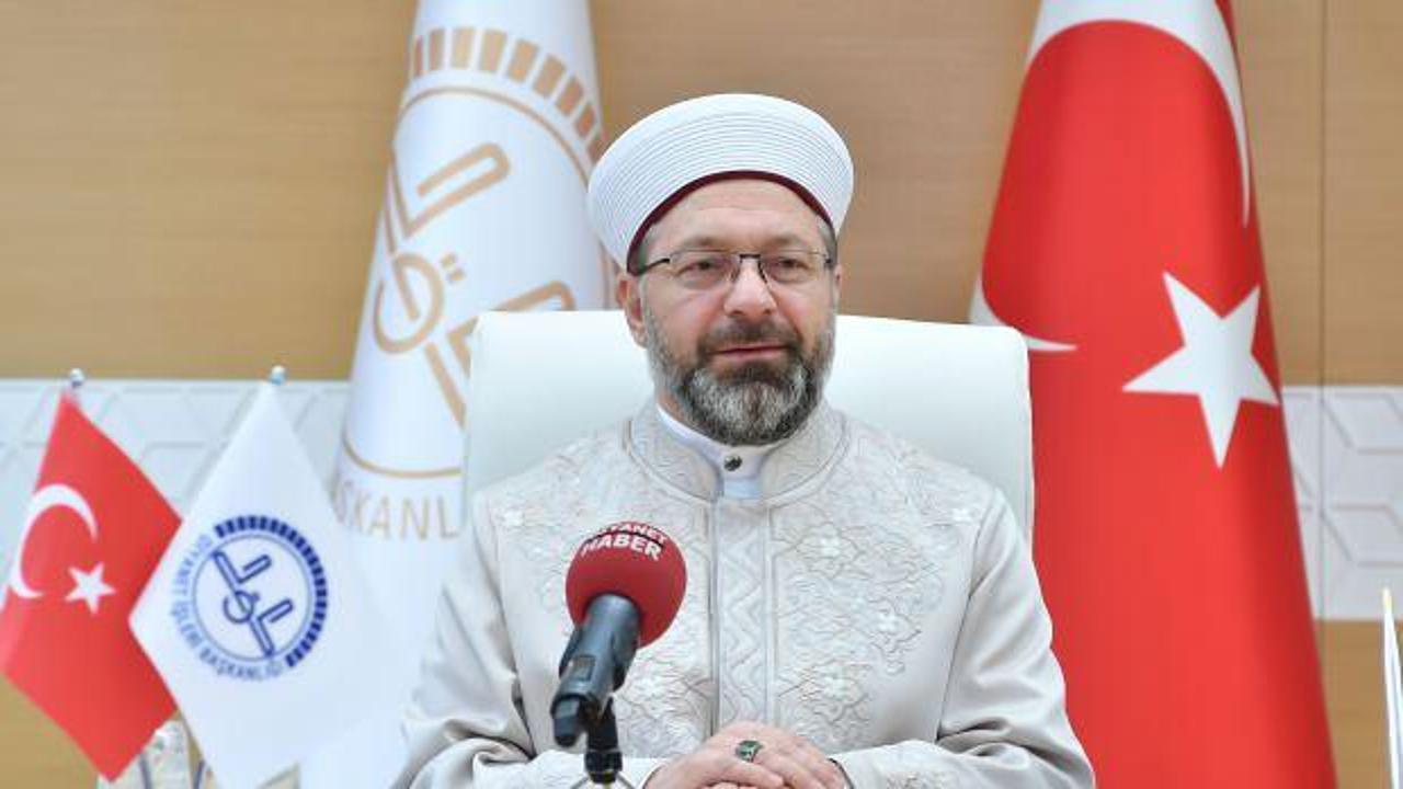 Ali Erbaş: Nihai hedefimiz hayatımızı Kur'an'a göre düzenlemek
