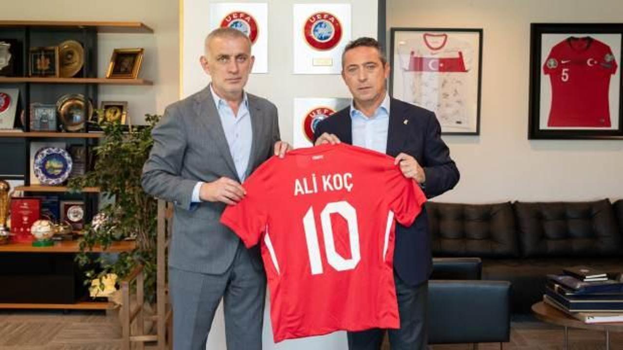 Ali Koç, TFF Başkanı İbrahim Hacıosmanoğlu'nu ziyaret etti