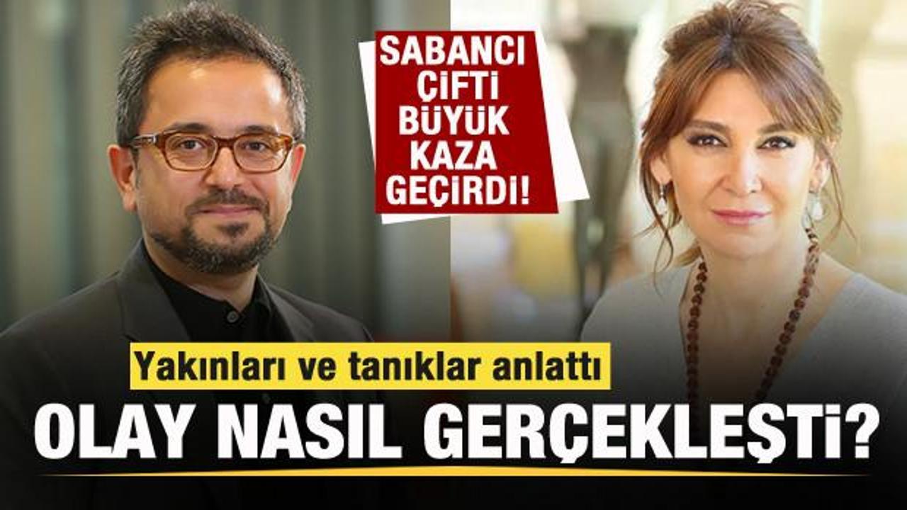 Ali Sabancı ile Vuslat Doğan Sabancı büyük kaza geçirdi! Tanıklar olayı anlattı