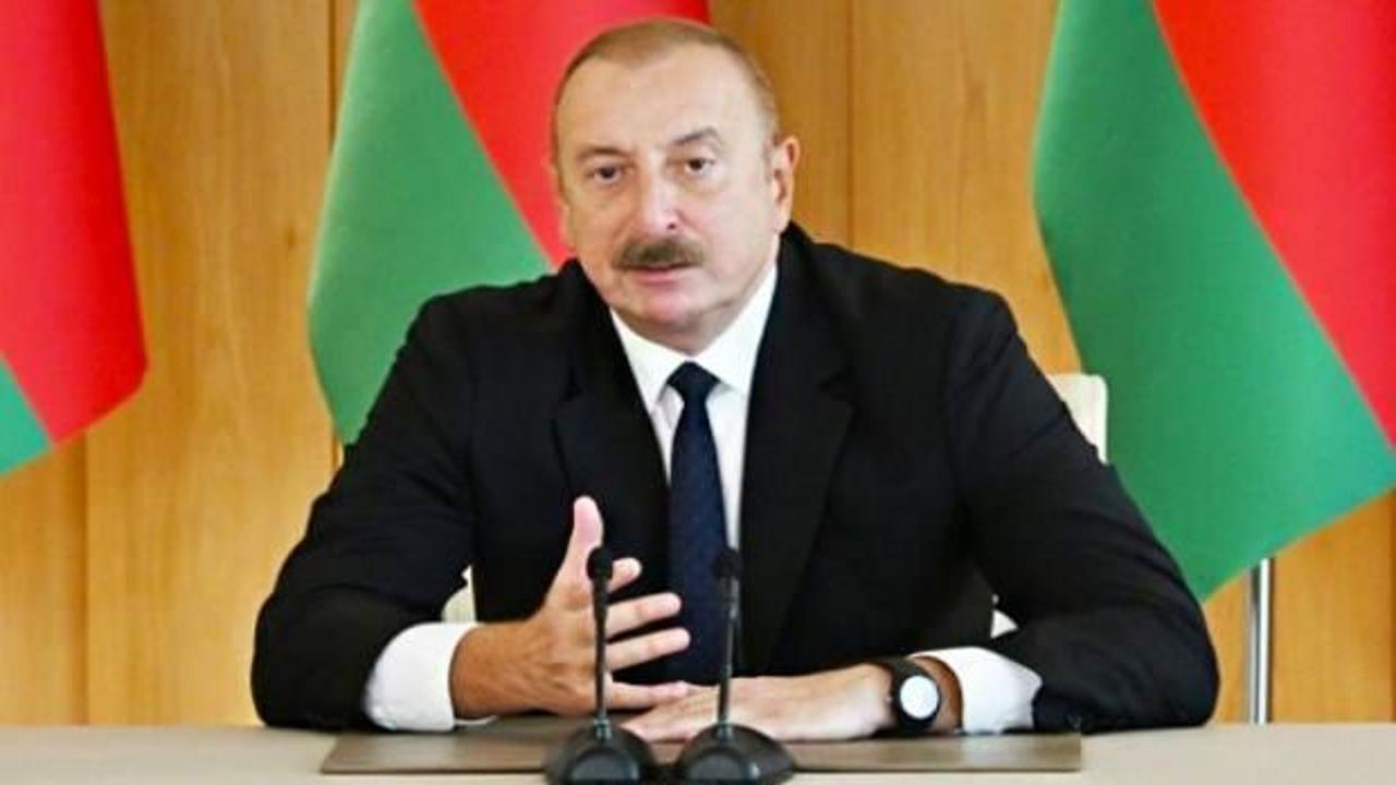 Aliyev'den Ermenistan'a çağrı: Topraklarımızı kağıt üzerinde de tanıyın