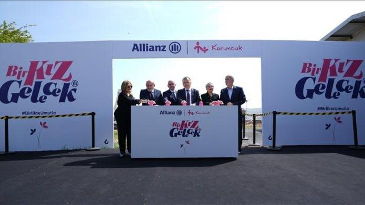 Allianz Türkiye desteğiyle kız çocukları için inşa edilecek yurdun temeli atıldı
