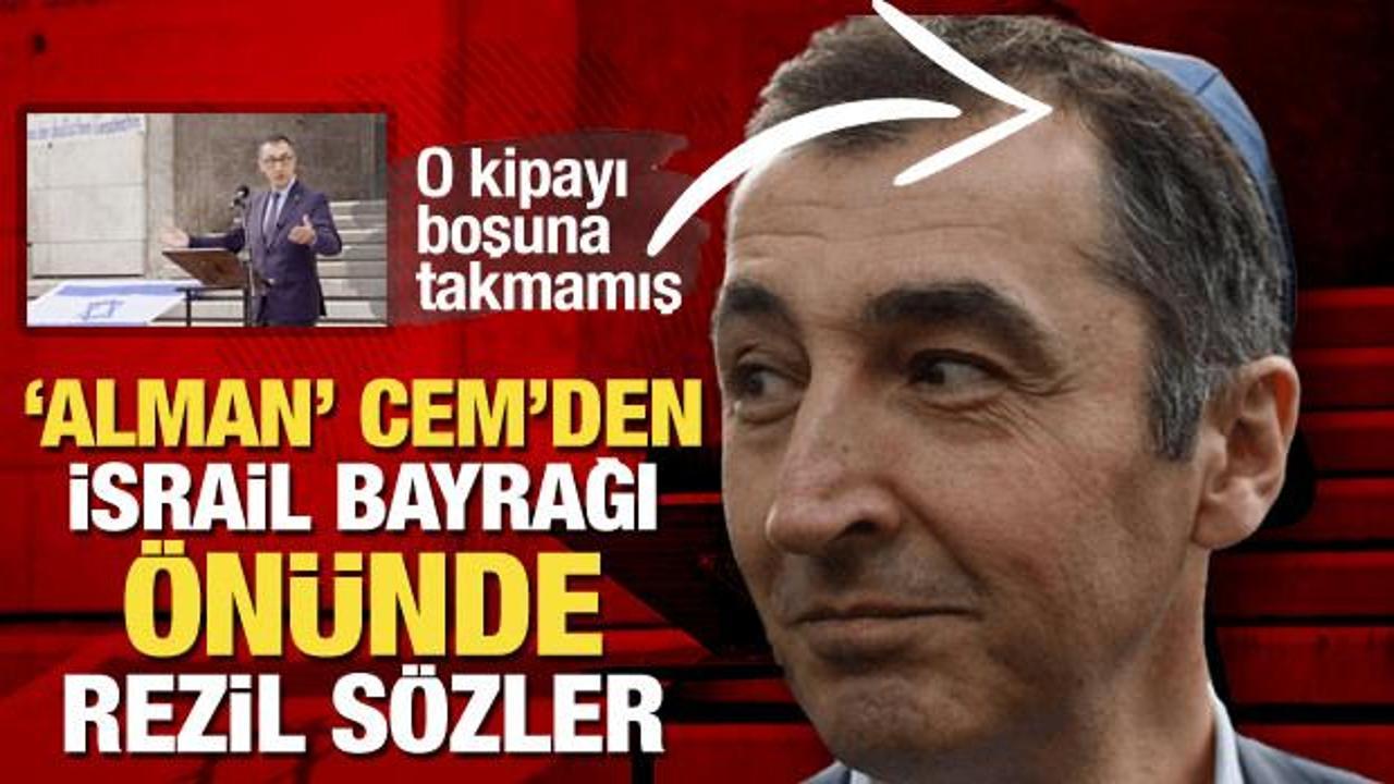 'Alman' Cem, İsrail sevici çıktı! Katliama karşı çıkanları suçladı