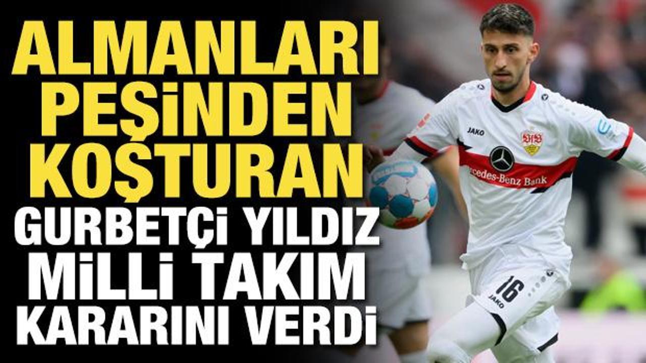 Almanları peşinden koşturan gurbetçi yıldız milli takım kararını verdi!