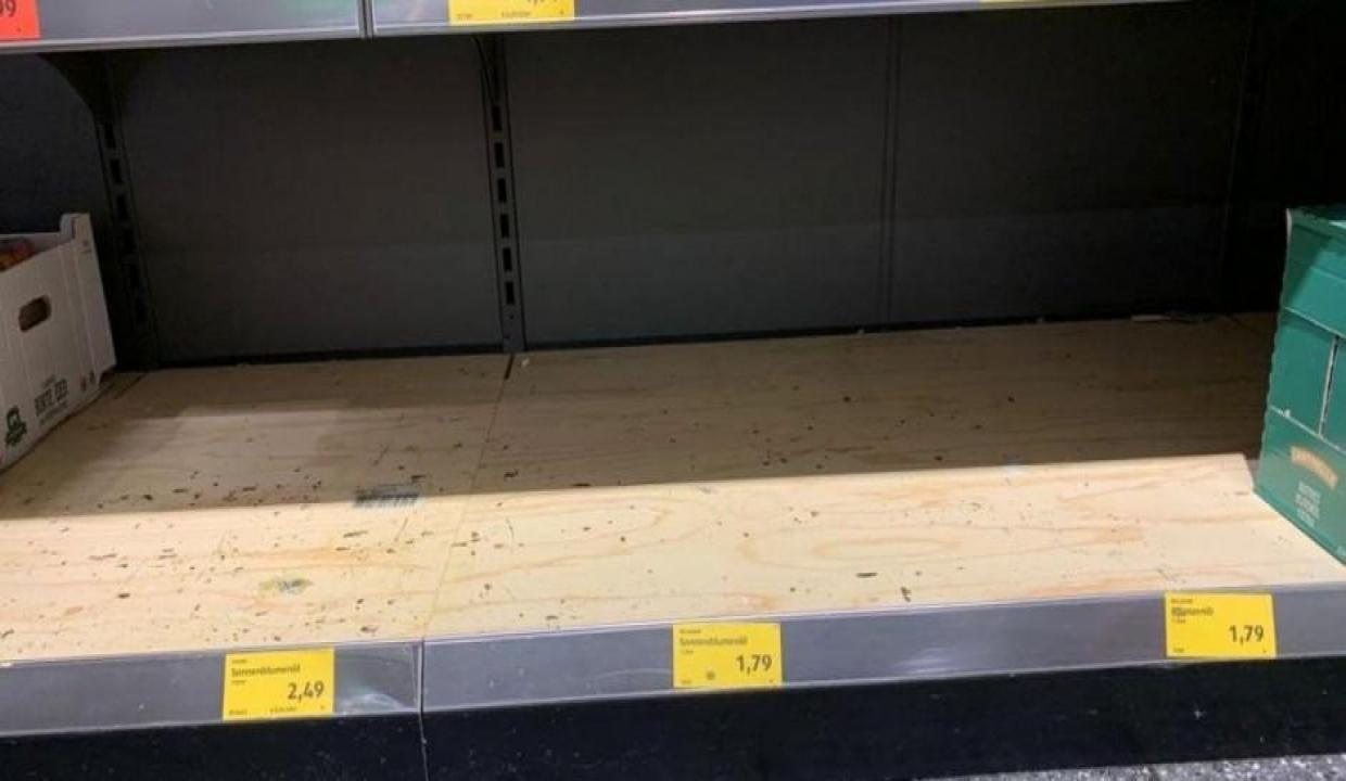 Almanya'da yağ ve un krizi yaşanıyor