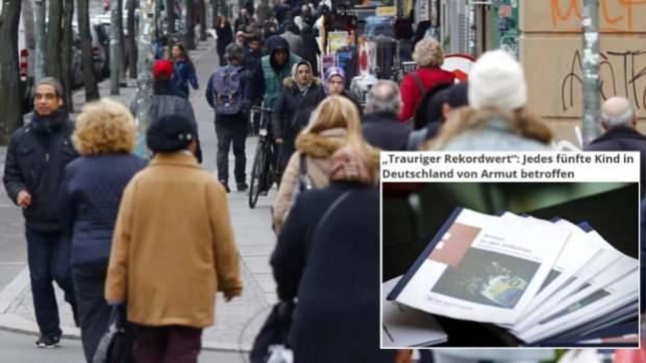 Almanya'da yoksulluk yüksek seviyeleri gördü