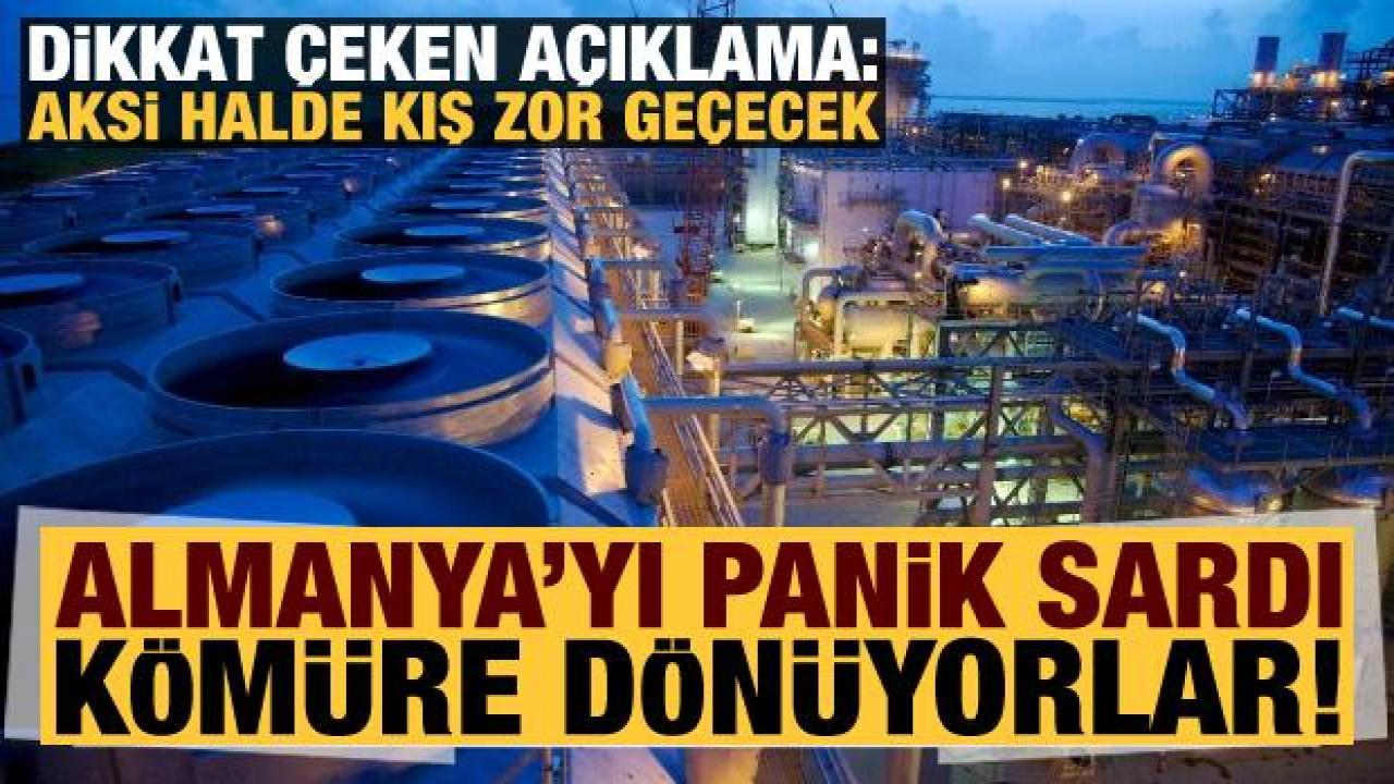 Almanya'dan kritik 'Rusya' hamlesi: Gaz yerine kömür!