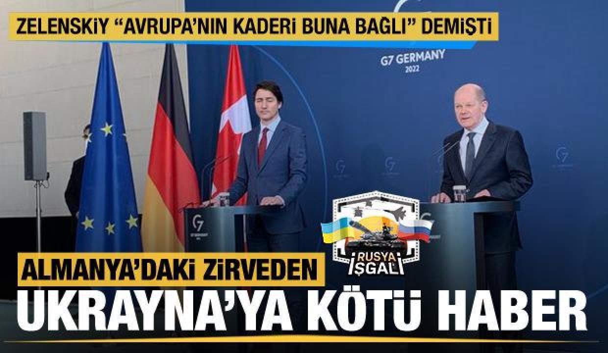 Almanya'dan Ukrayna'ya savaş uçağı darbesi... Almanya Başbakanı Scholz açıkladı