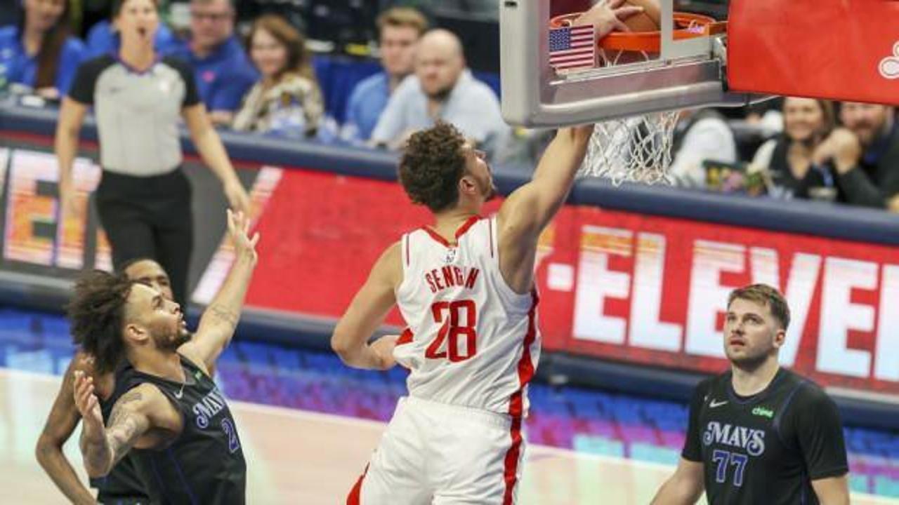 Alperen Şengün'den Dallas potasına 31 sayı