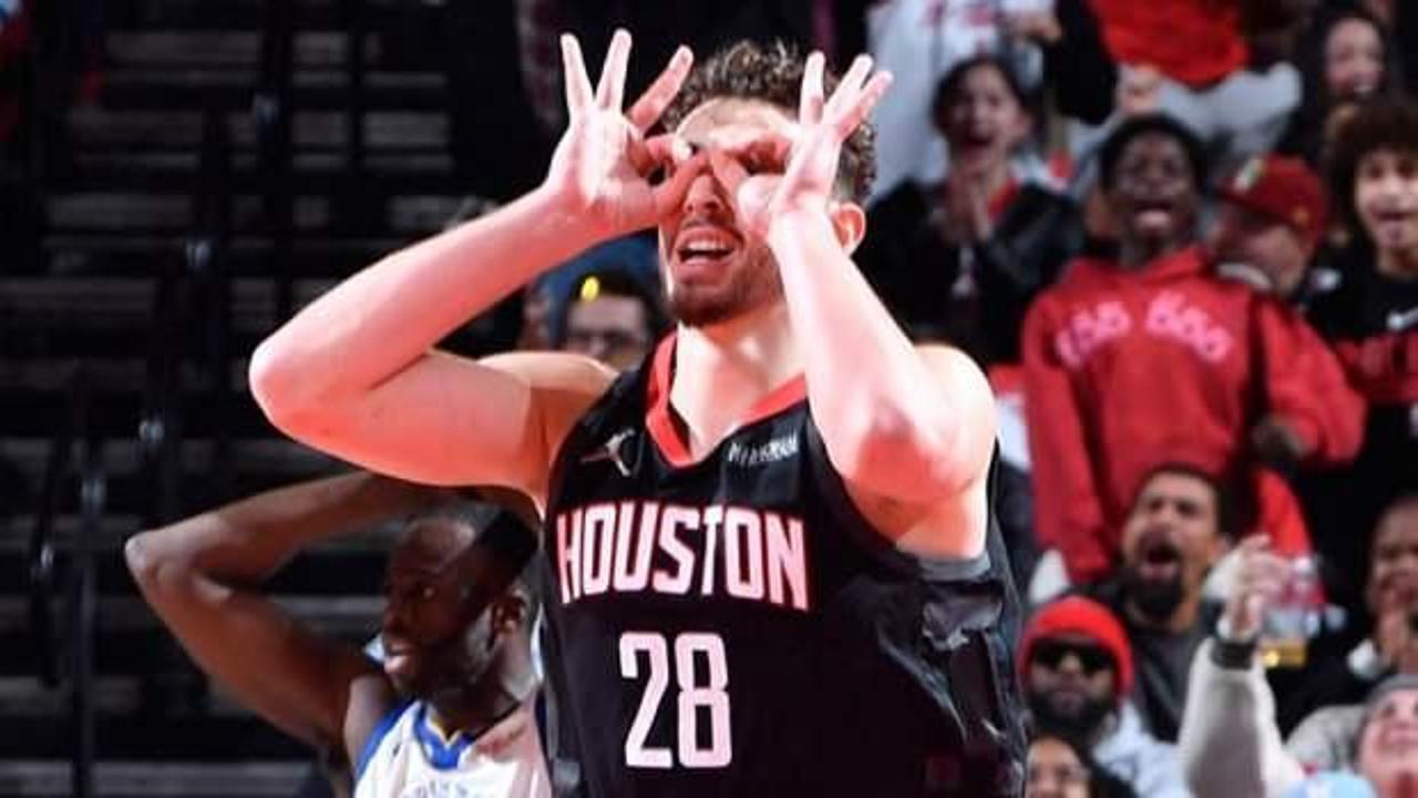 Alperen Şengün'ün şov yaptı! Rockets, Warriors'u son saniyelerde yıktı