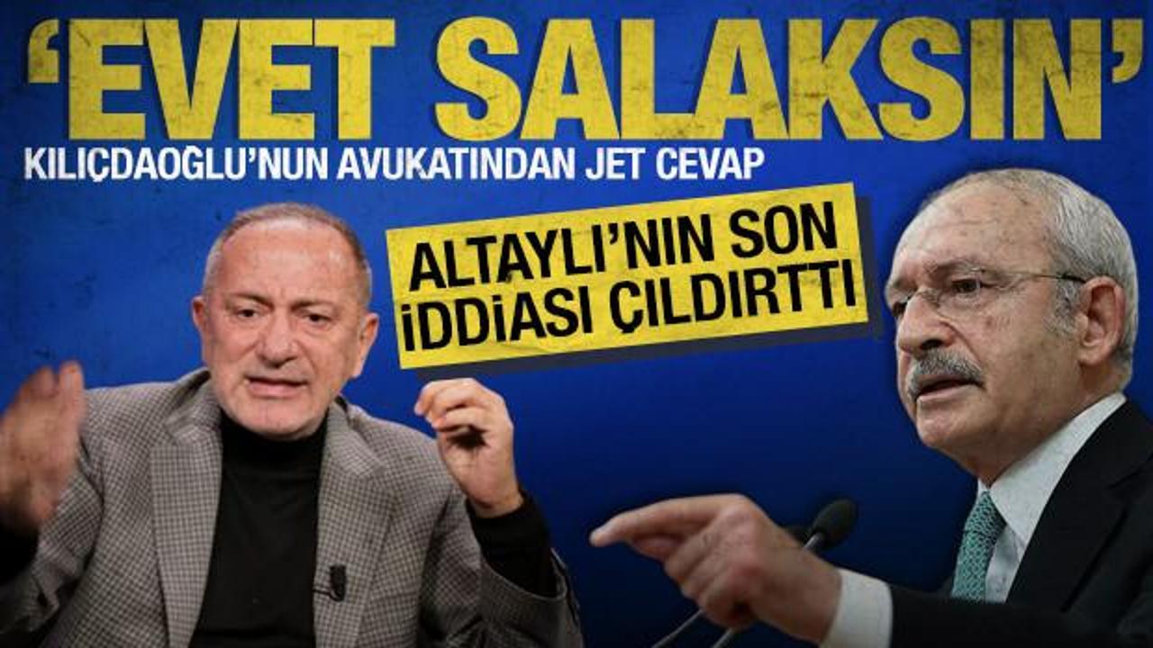 Altaylı’nın eleştirisine Kılıçdaroğlu cephesinden sert cevap: ‘Salak’