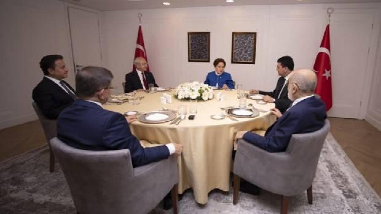 Altı muhalefet partisi genel başkanından ortak açıklama