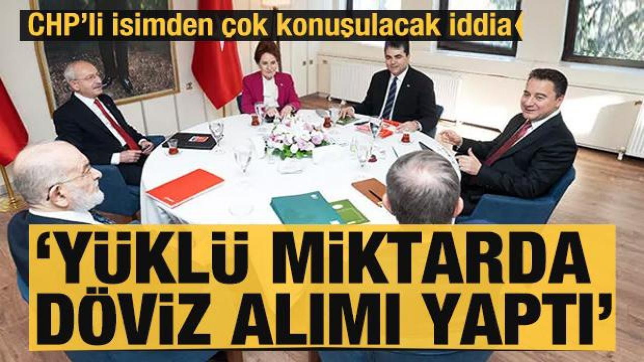 Altılı masadan bir lider yüklü döviz alımı yaptı: CHP’li Sevigen'den çok konuşulacak iddia