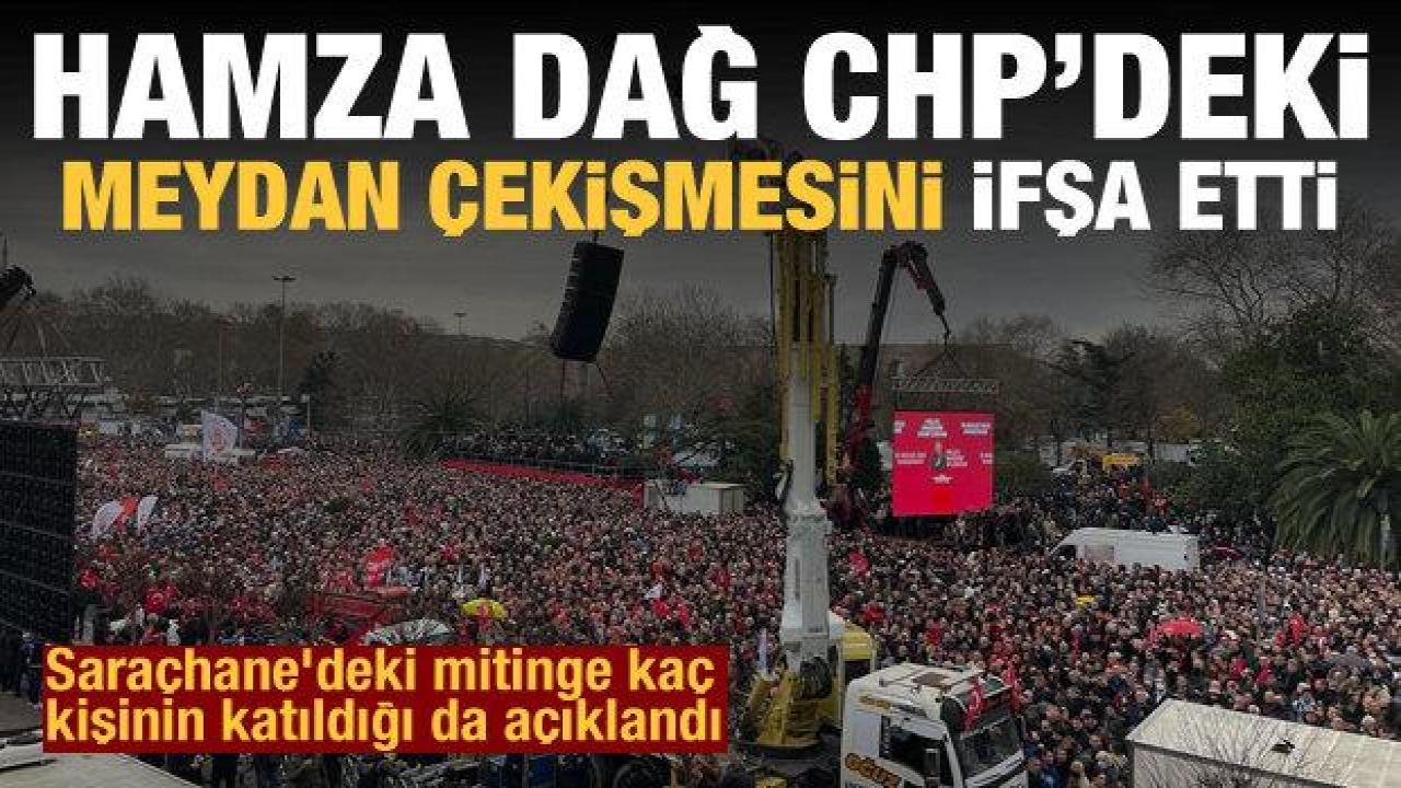 Altılı masanın Saraçhane'deki mitingine kaç kişinin katıldığı açıklandı
