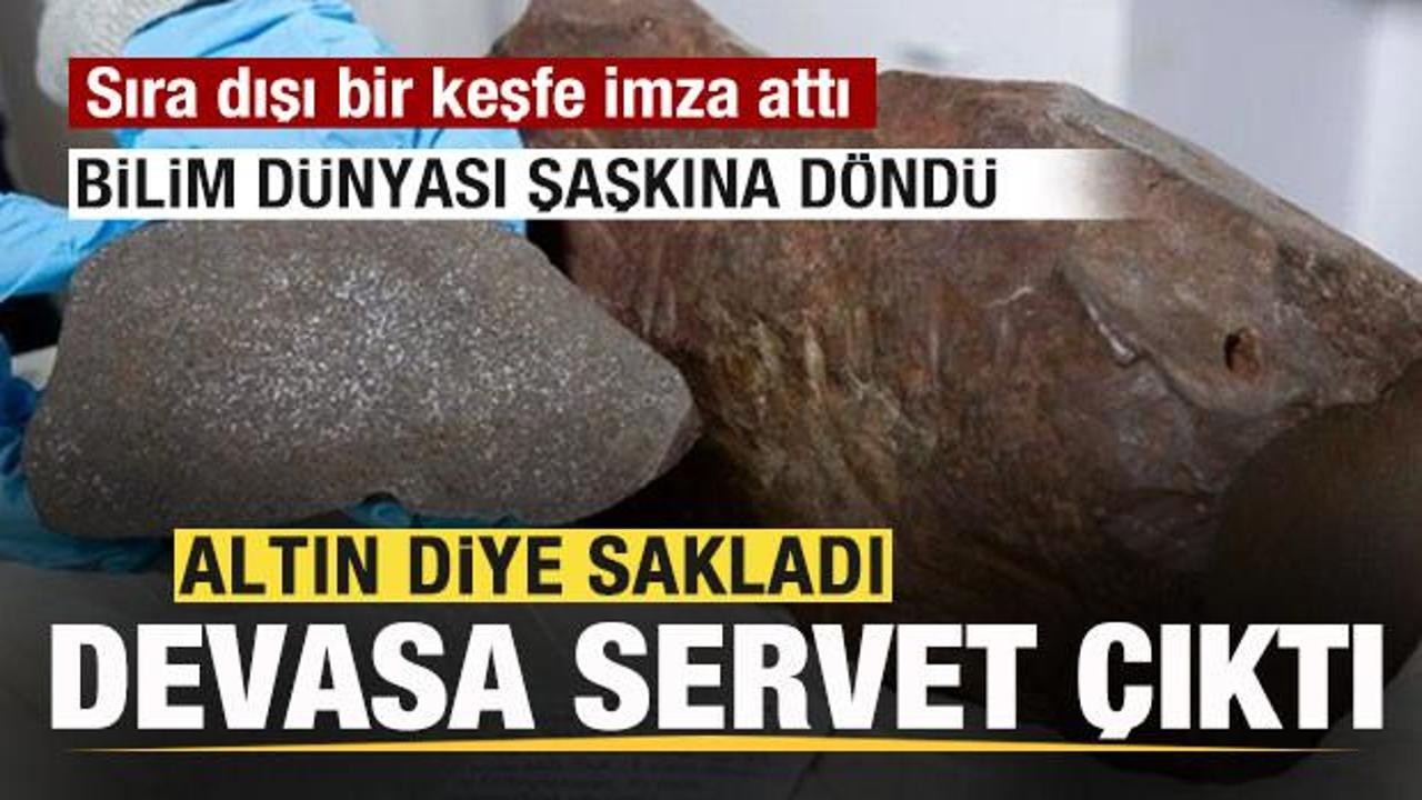 Altın diye sakladı, devasa servet çıktı Sıra dışı bir keşfe imza attı Bilim dünyası şokta!