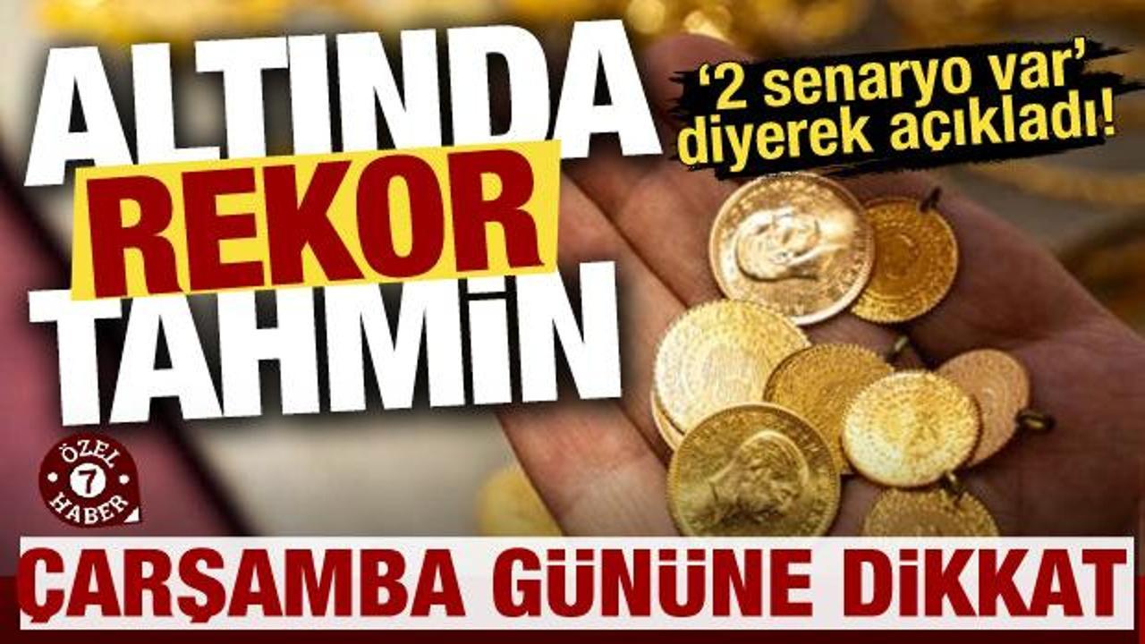 Altın için iki farklı senaryo! Uzman isimden yeni rekor tahmin...