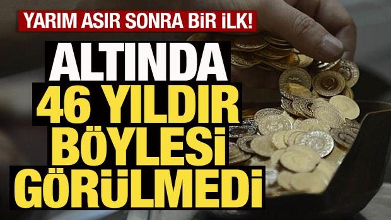Altında 46 yıldır böylesi görülmedi! Yarım asır sonra bir ilk