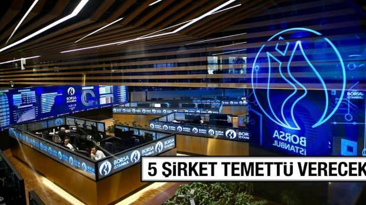 Aman dikkat! Bu hafta 5 şirket temettü verecek