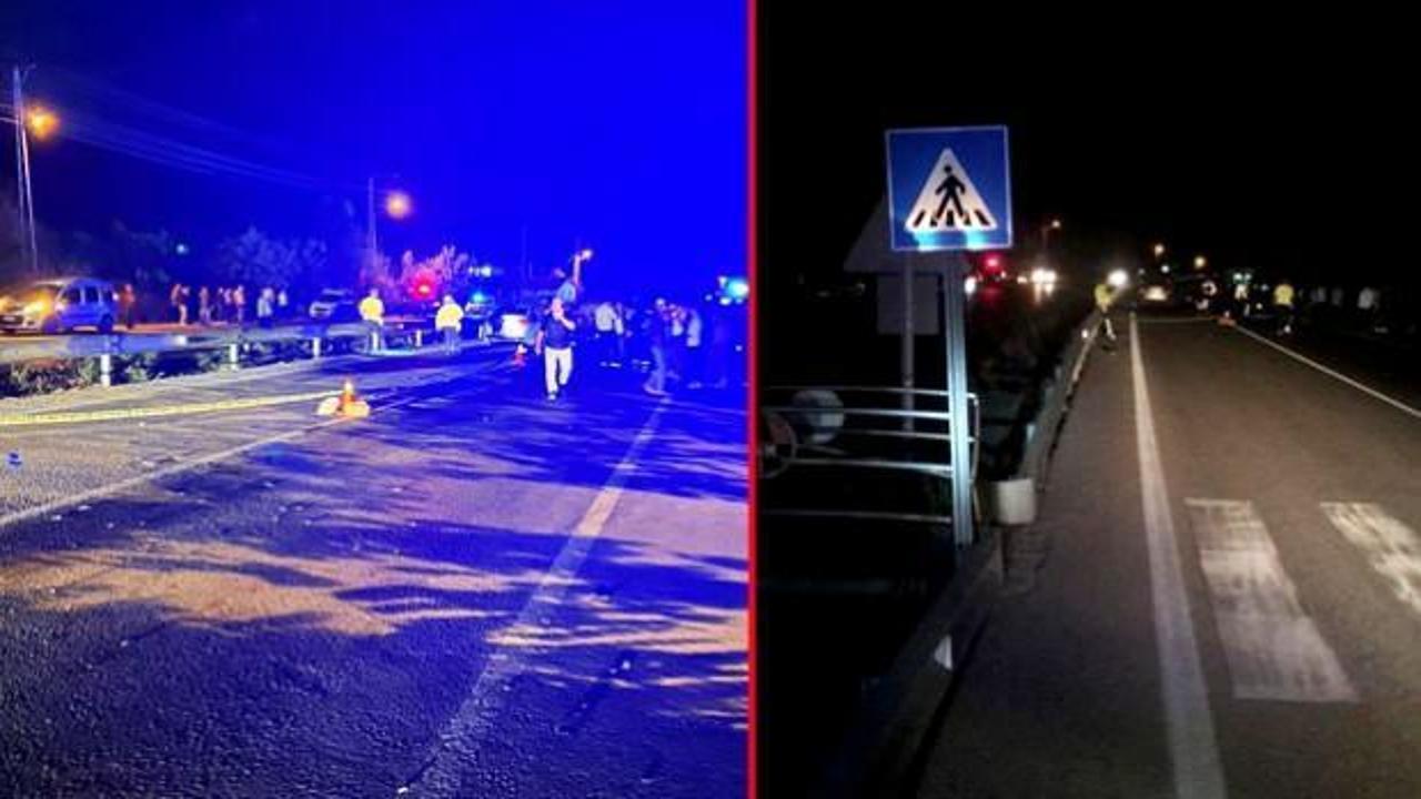 Amasya'da yaya geçidinde otomobilin çarptığı 2 kadın öldü, 4 yaralı