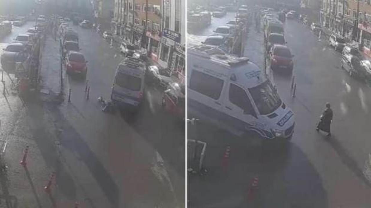Ambulansın çarptığı kadın hayatını kaybetti