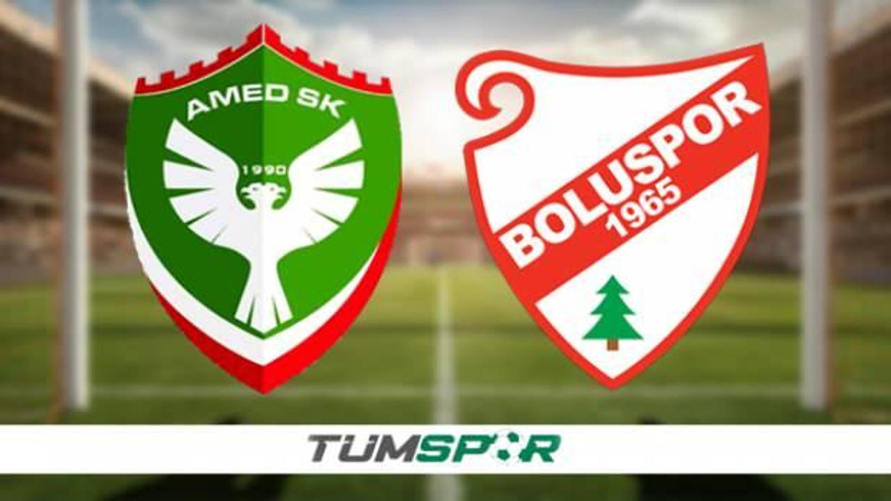 Amed SK - Boluspor maçı şifresiz mi, hangi kanalda? Amed SK- Boluspor maçı bugün mü?