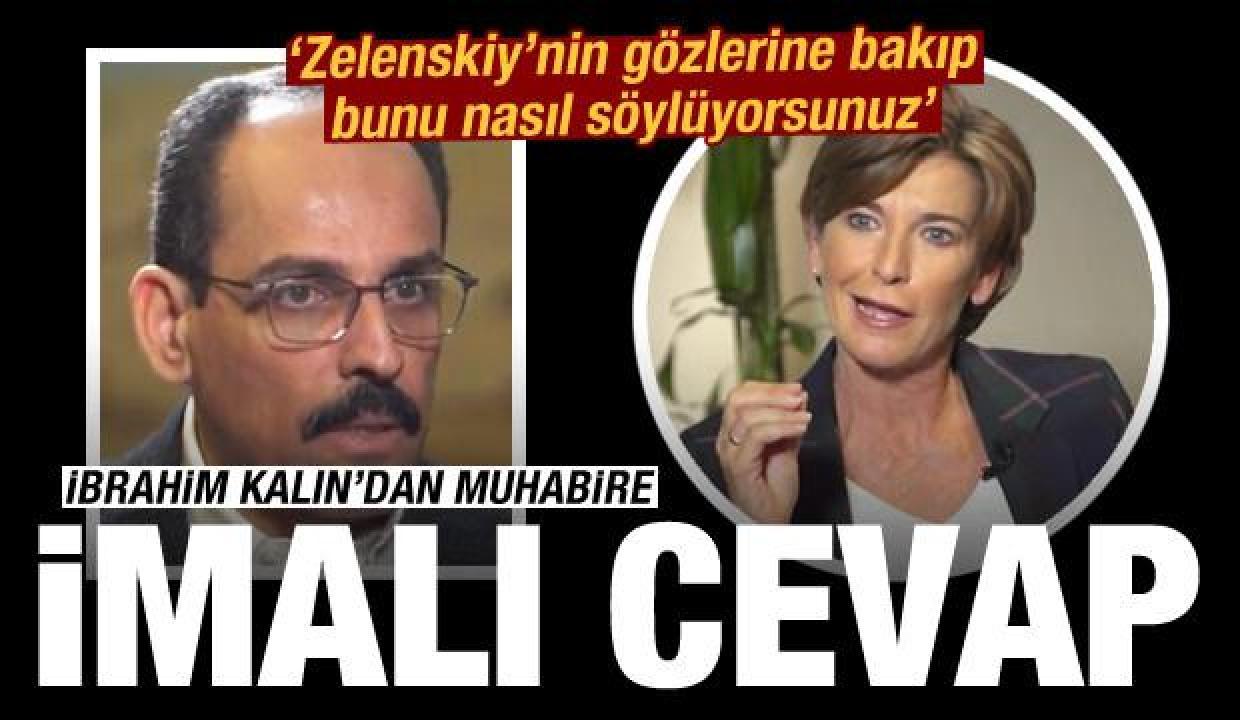 Amerikalı gazetecinin ısrarlı S-400 sorusuna İbrahim Kalın'dan imalı yanıt