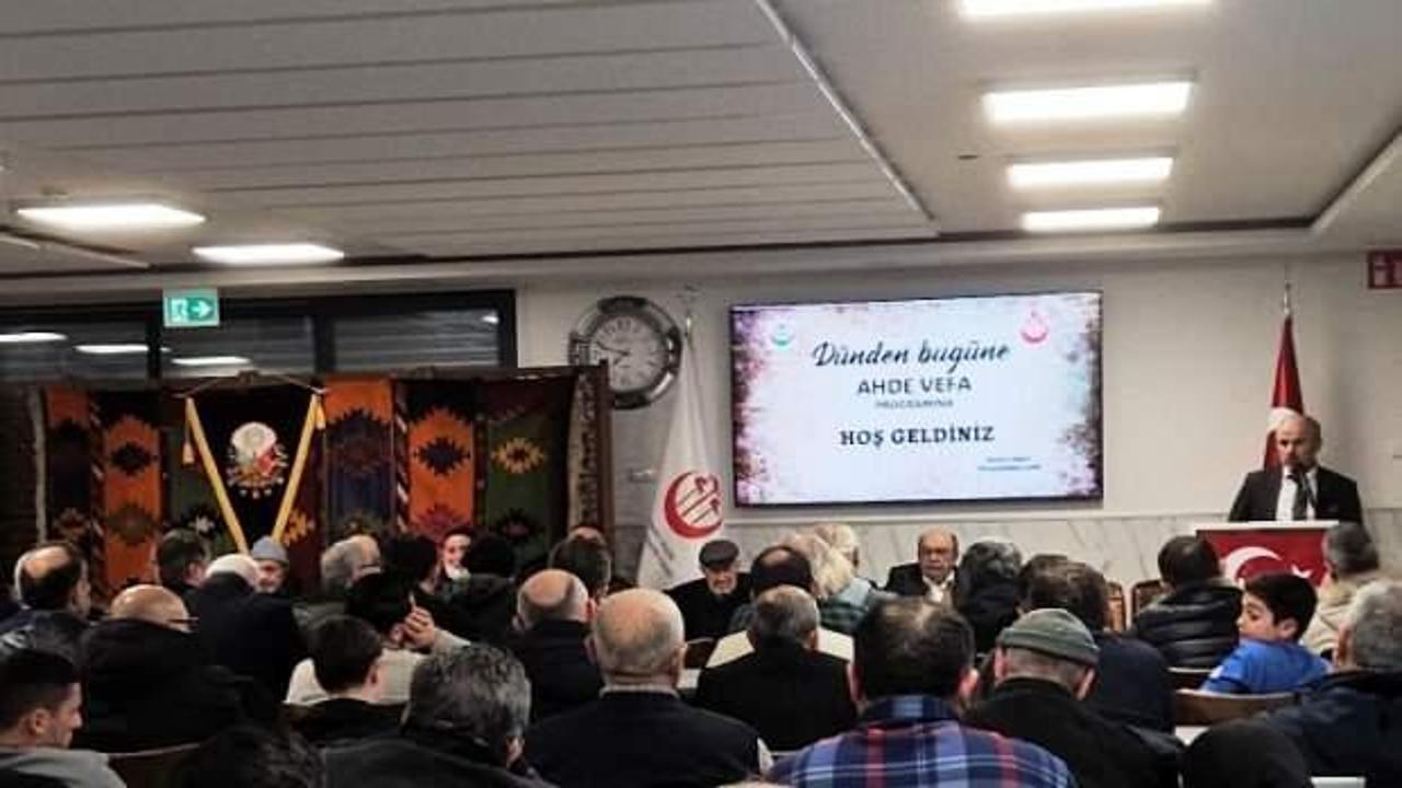Amsterdam’da ‘’Ahde Vefa’’ programı düzenlendi