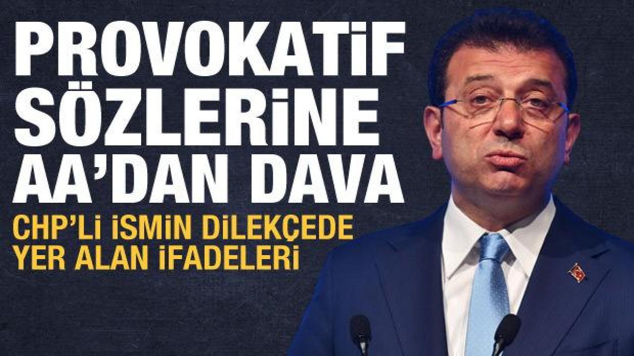 Anadolu Ajansı'ndan İmamoğlu'na tazminat davası