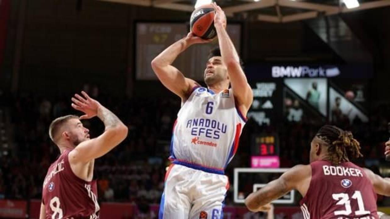 Anadolu Efes Münih deplasmanında kayıp