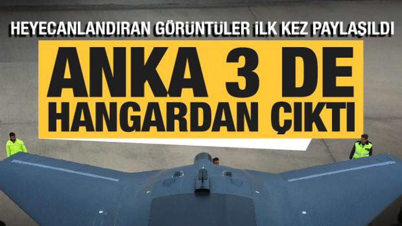 ANKA 3 İnsansız Savaş Uçağından yeni kare! Temel Kotil paylaştı