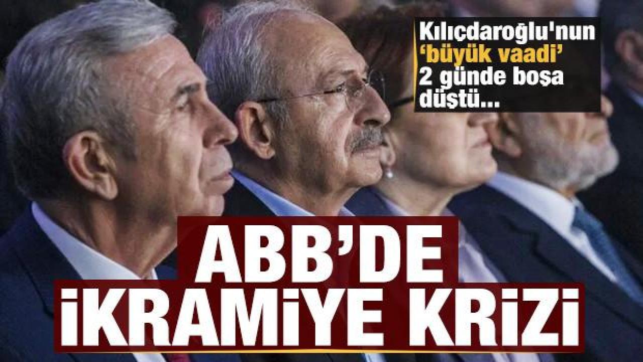 Ankara Büyükşehir Belediyesi'nde ikramiye krizi