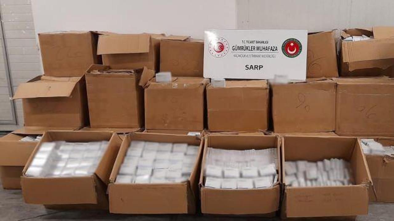 Ankara'da 31 bin adet kırmızı reçeteli ilaç ele geçirildi