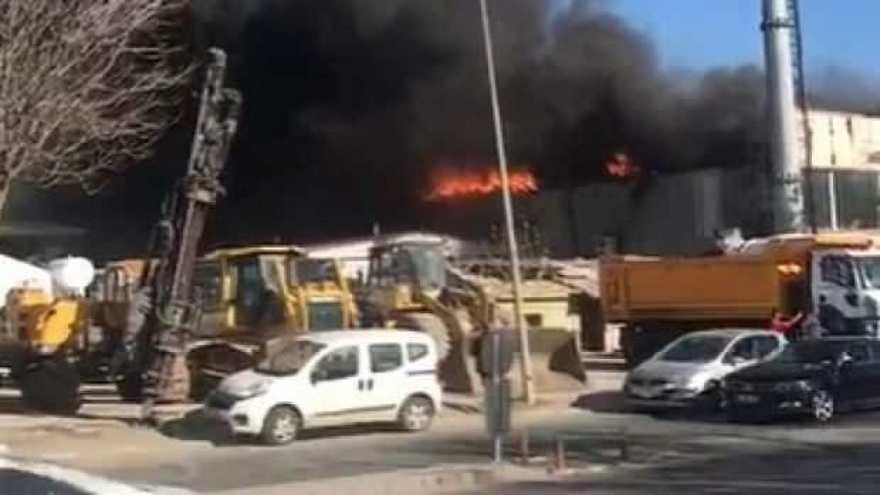 Ankara'da korkutan yangın