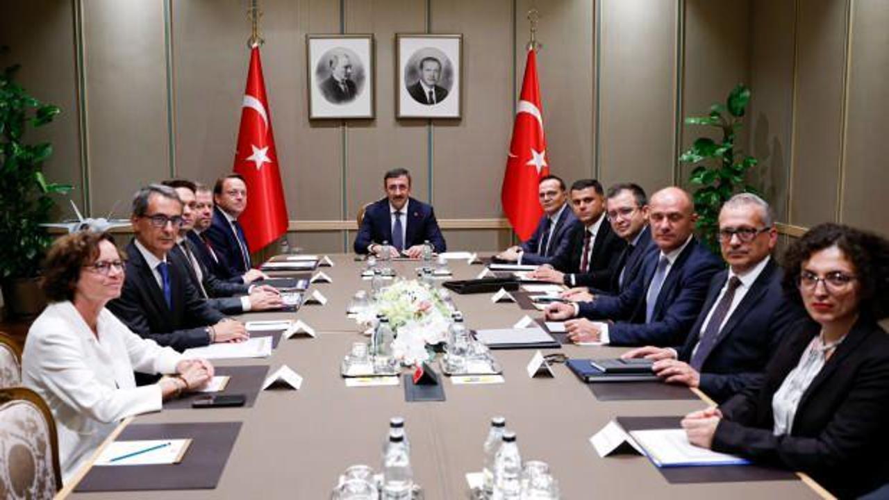 Ankara'da Türkiye-AB görüşmesi! Cevdet Yılmaz duyurdu