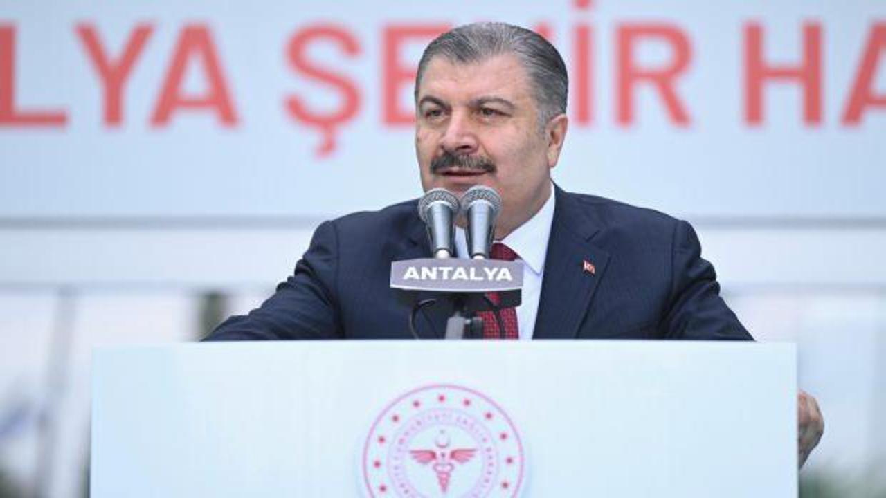 Antalya Şehir Hastanesi'nin açılışında Bakan Koca'dan çarpıcı açıklama