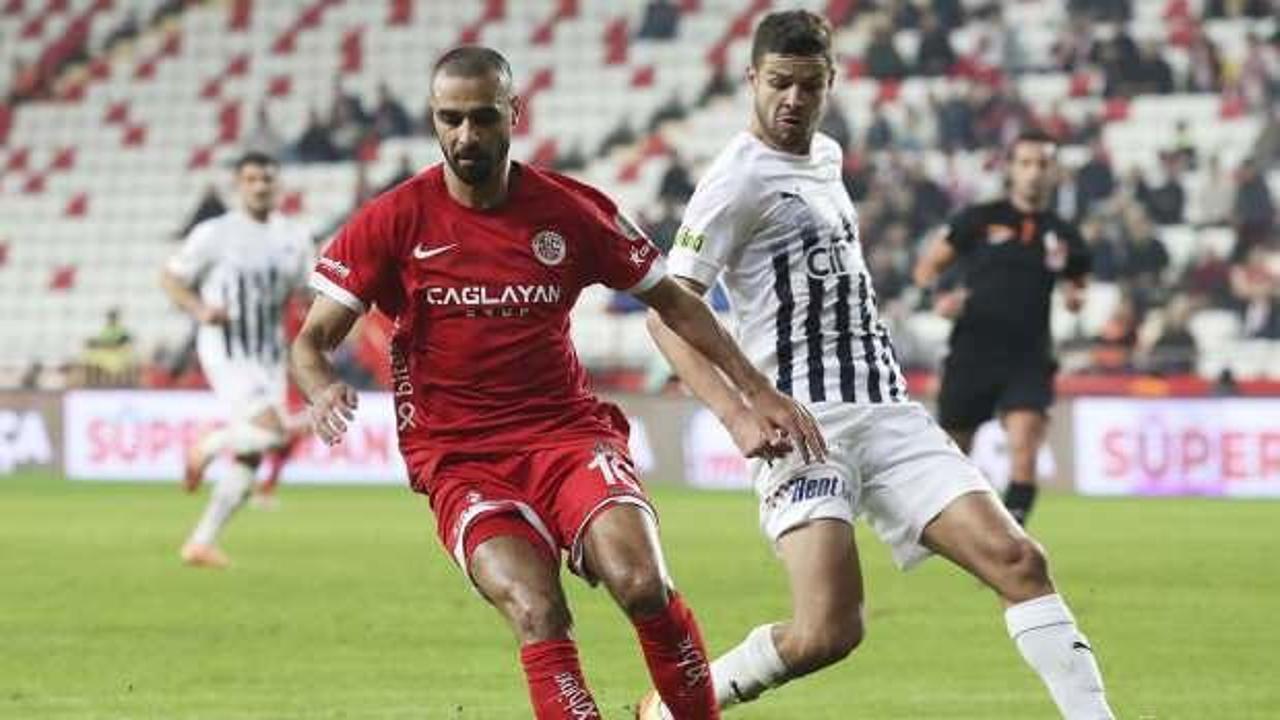 Antalya'da sessiz gece! Puanlar paylaşıldı