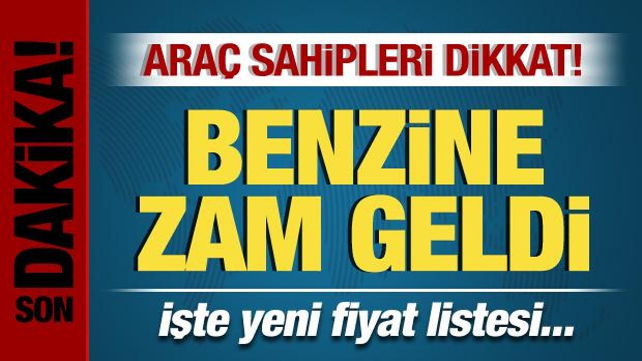 Araç sahipleri dikkat: Benzine zam geldi! İşte yeni fiyat listesi...